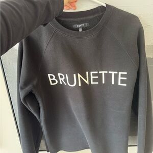 Brunette The Label Charcoal Sweatshirt